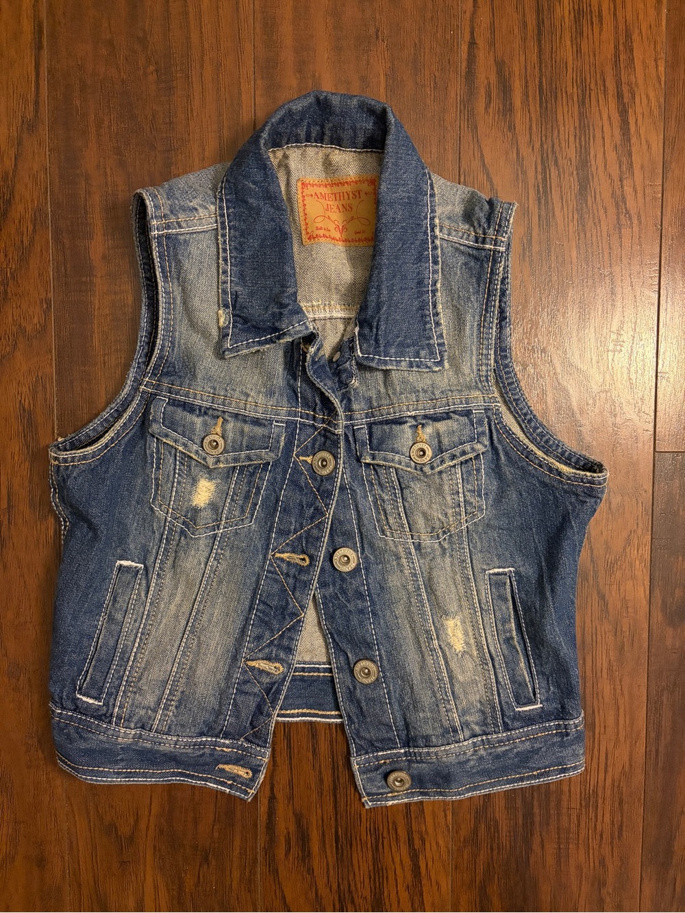 Amethyst Jeans Blue Denim Trucker Jacket